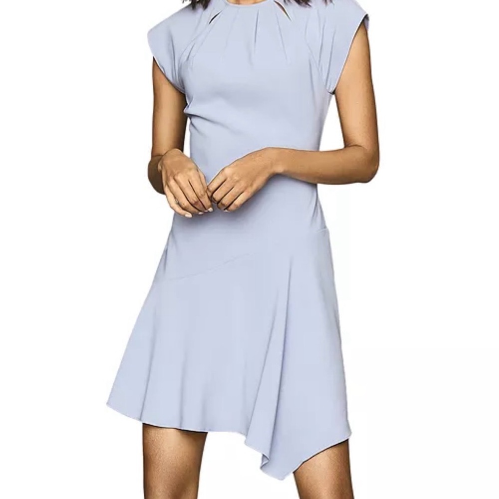 Reiss Sky Blue Asymmetrical Dress